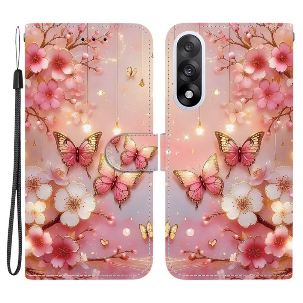 Bescherming Hoesje Oneplus Nord 5 Vlinders En Rozen