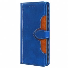 Flip Case Leren Oneplus Nord 5 Bloemenprint