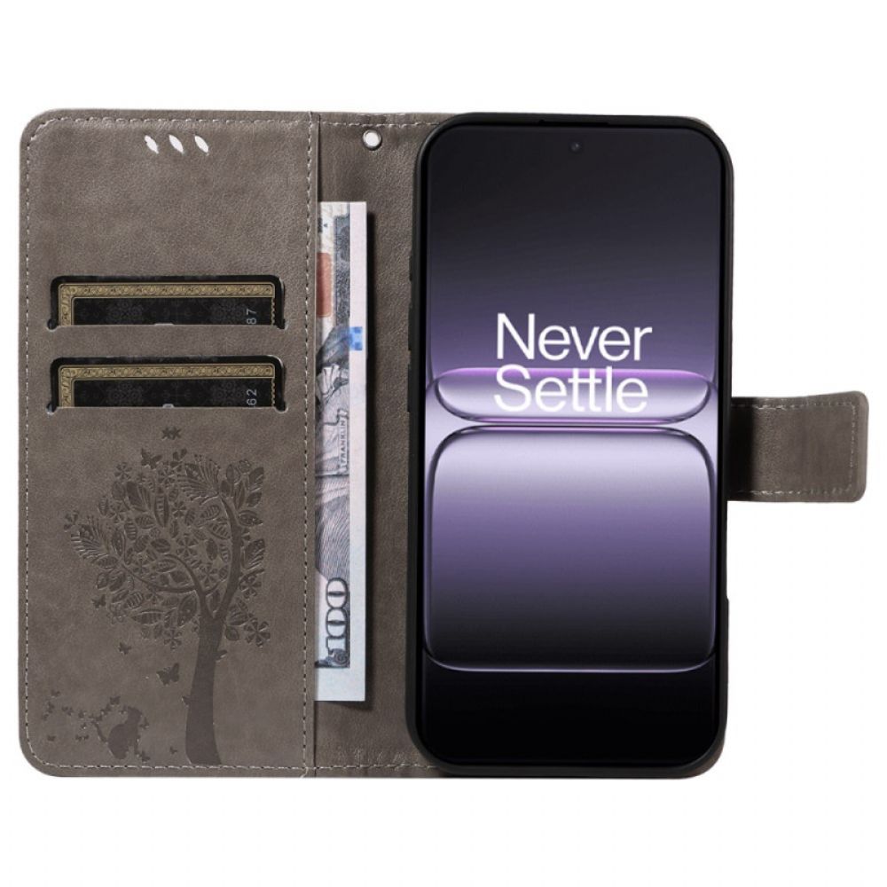 Flip Case Leren Oneplus Nord 5 Krabpaal