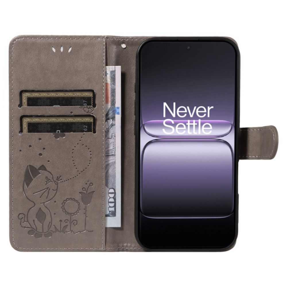 Folio-hoesje Oneplus Nord 5 Kat En Bij