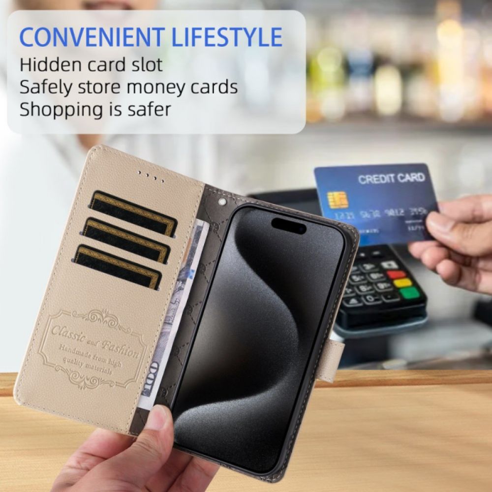 Folio-hoesje Oneplus Nord 5 Leerlook