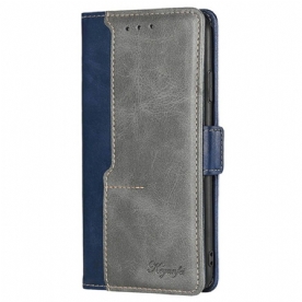 Folio-hoesje Oneplus Nord 5 Telefoonhoesje Tweekleurig