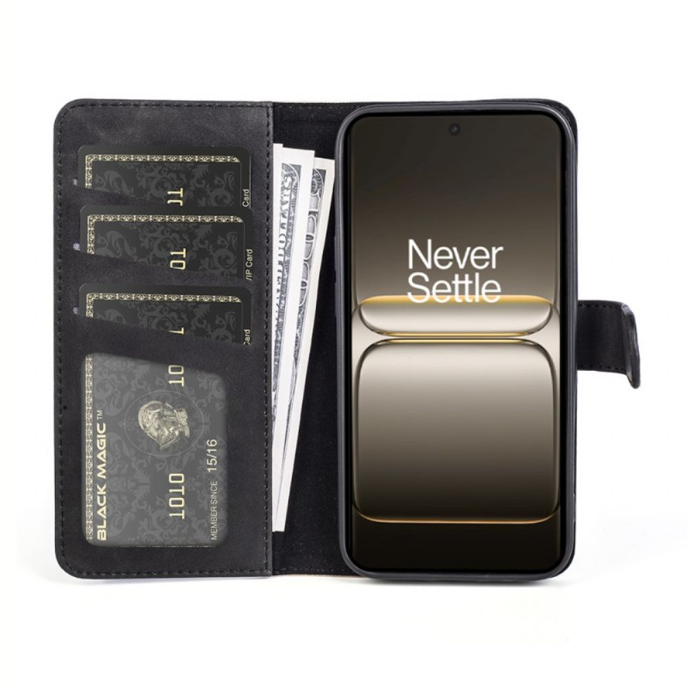 Folio-hoesje Oneplus Nord 5 Telefoonhoesje Tweekleurig Golvend