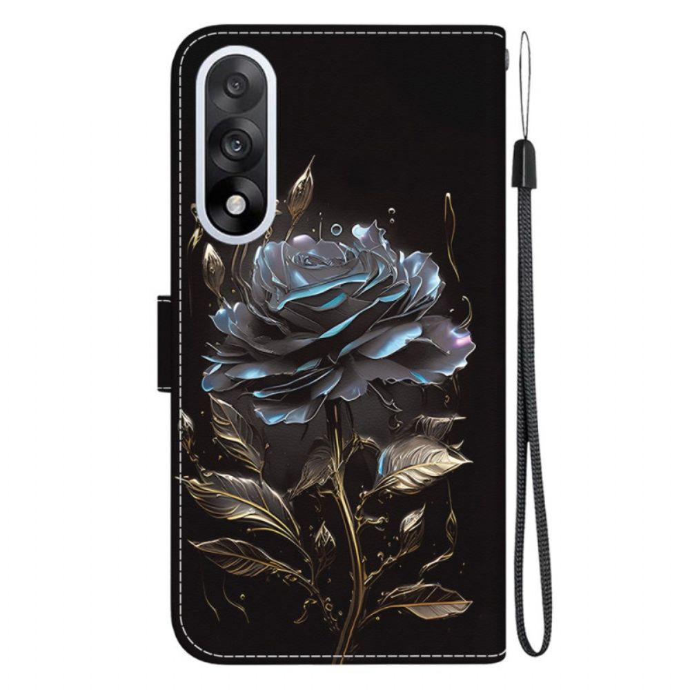 Folio-hoesje Oneplus Nord 5 Zwarte Roos