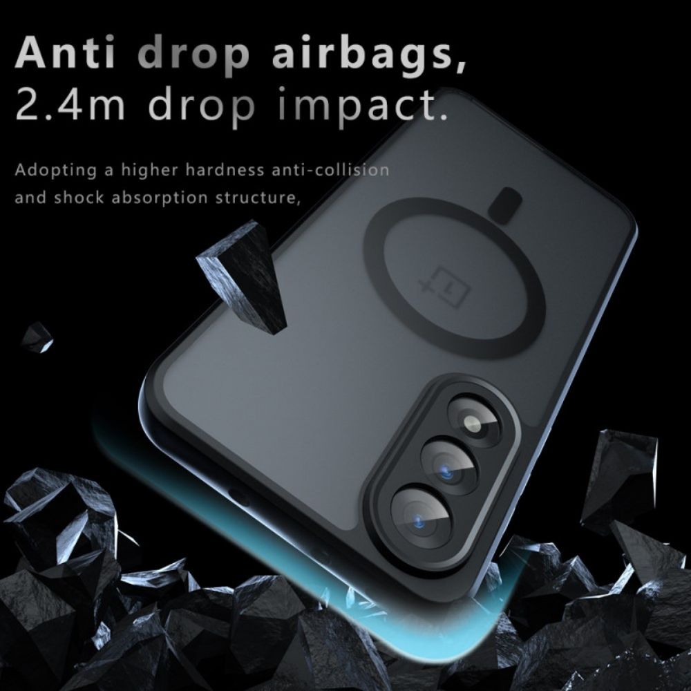 Hoesje Oneplus Nord 5 Magsafe-compatibel Mat Bescherming Hoesje