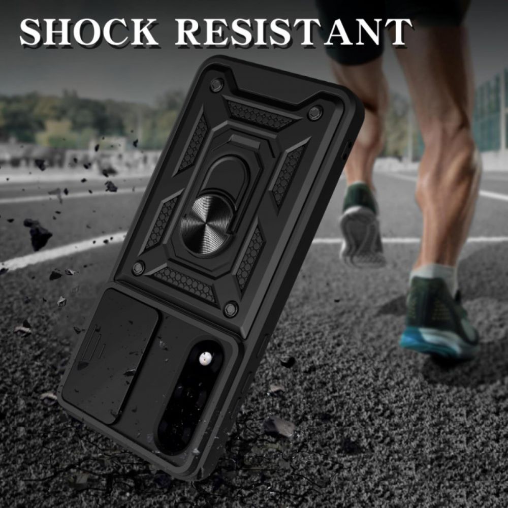 Hoesje Voor Oneplus Nord 5 Schuifbare Cameracover En Standaard