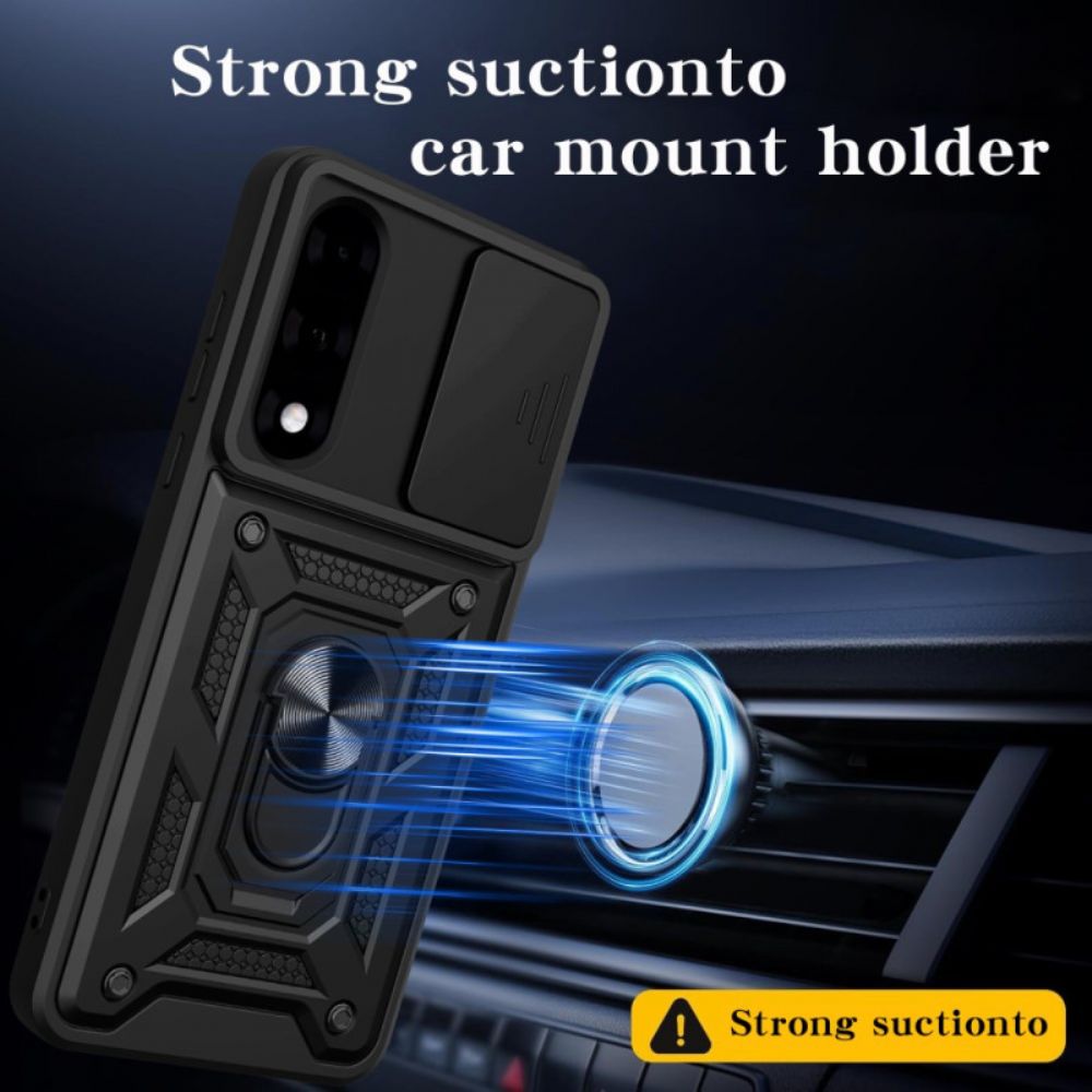 Hoesje Voor Oneplus Nord 5 Schuifbare Cameracover En Standaard