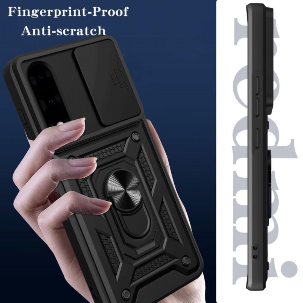 Hoesje Voor Oneplus Nord 5 Schuifbare Cameracover En Standaard