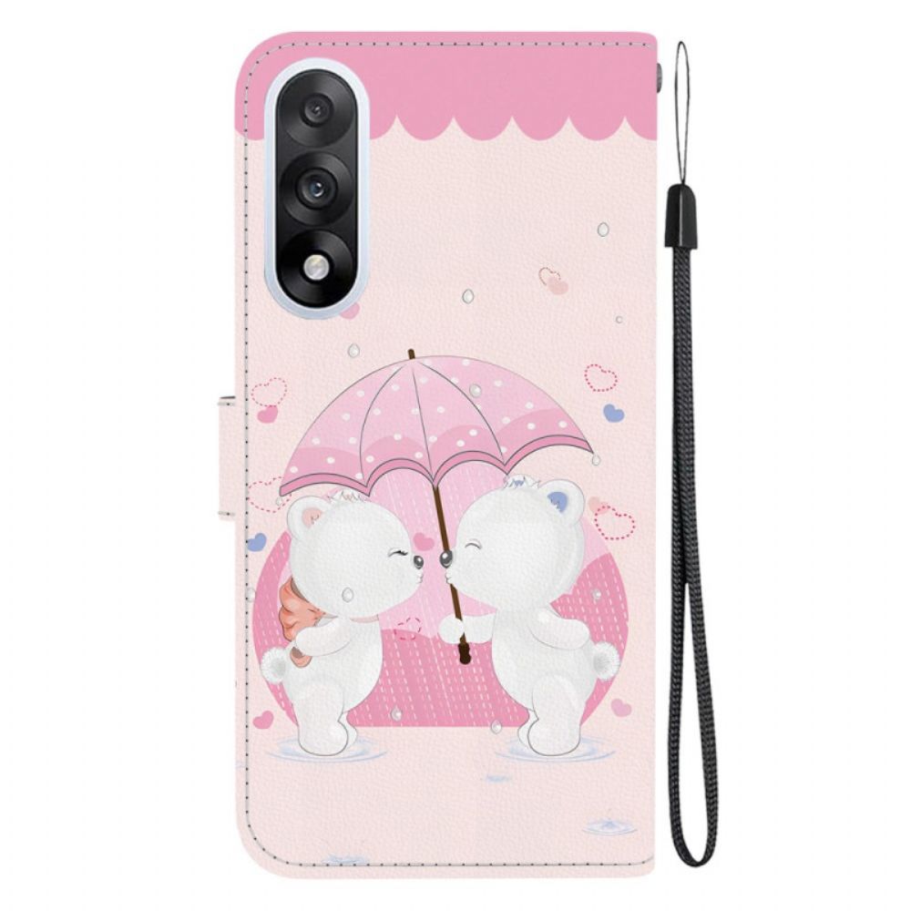 Leren Hoesje Oneplus Nord 5 Paar Beren