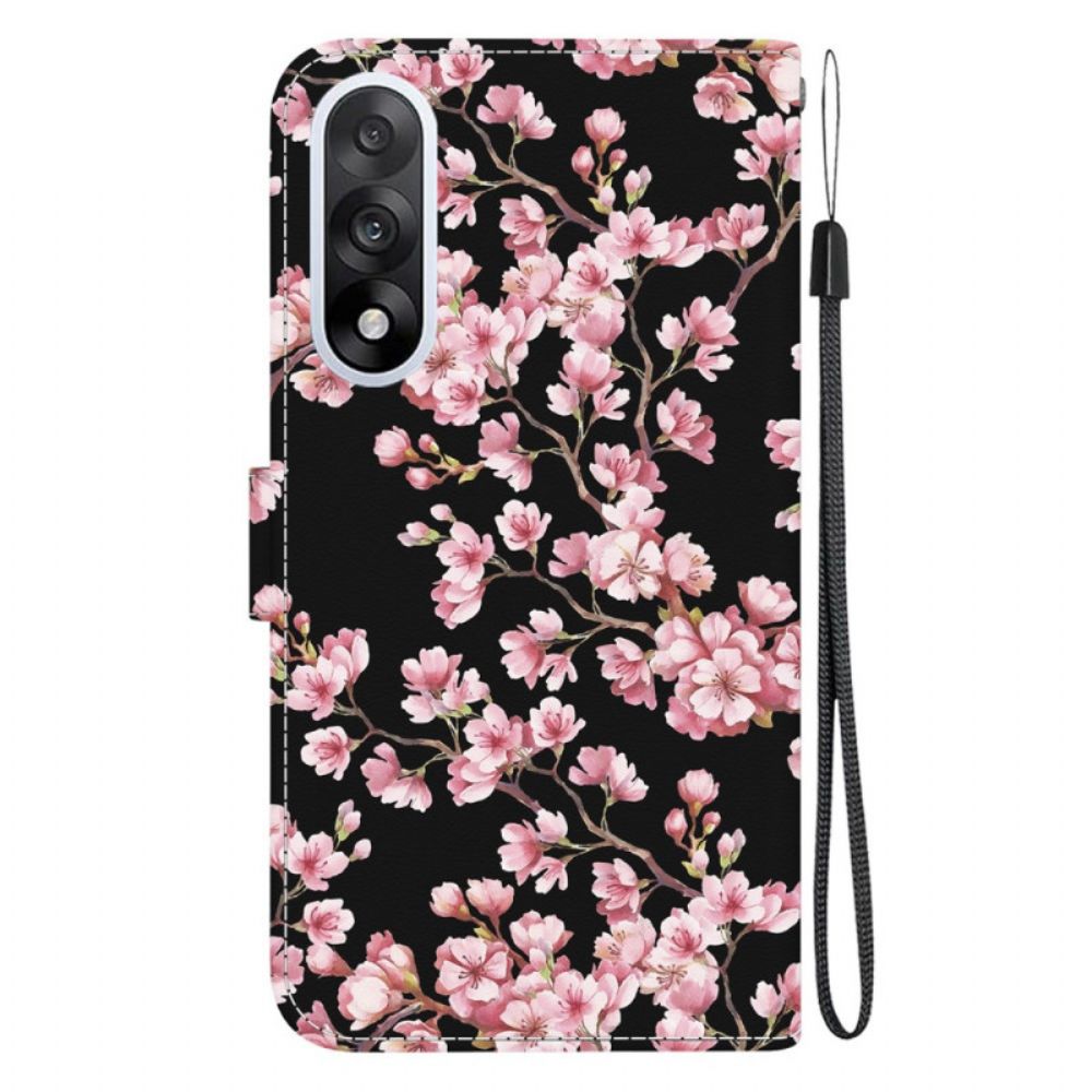 Leren Hoesje Oneplus Nord 5 Pruimenbloesems