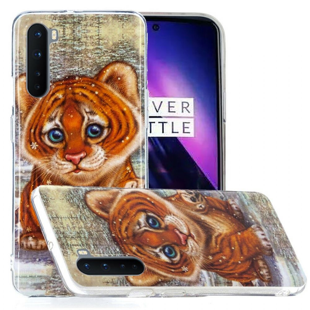 Hoesje voor OnePlus Nord Baby Tijger