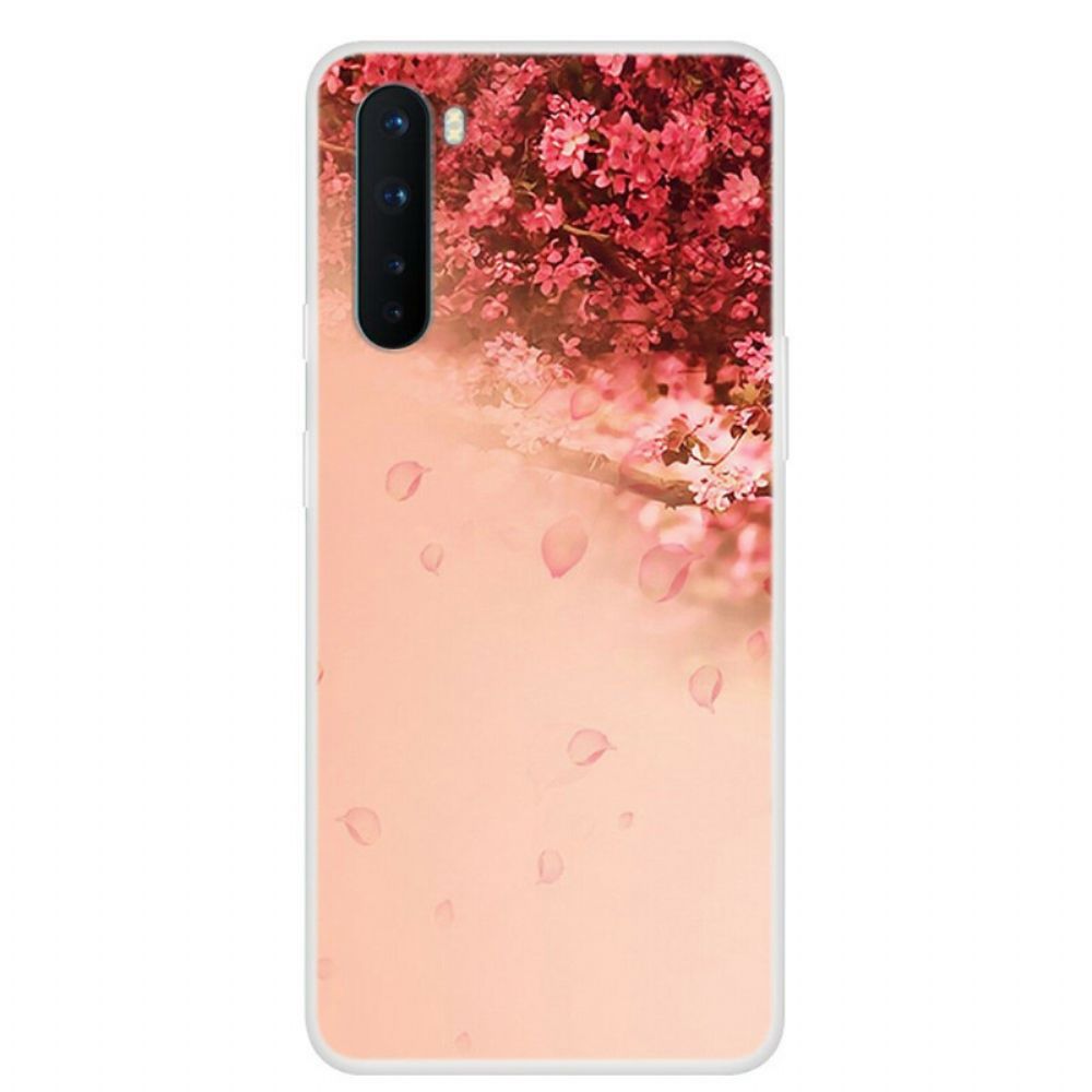 Hoesje voor OnePlus Nord Transparante Romantische Boom