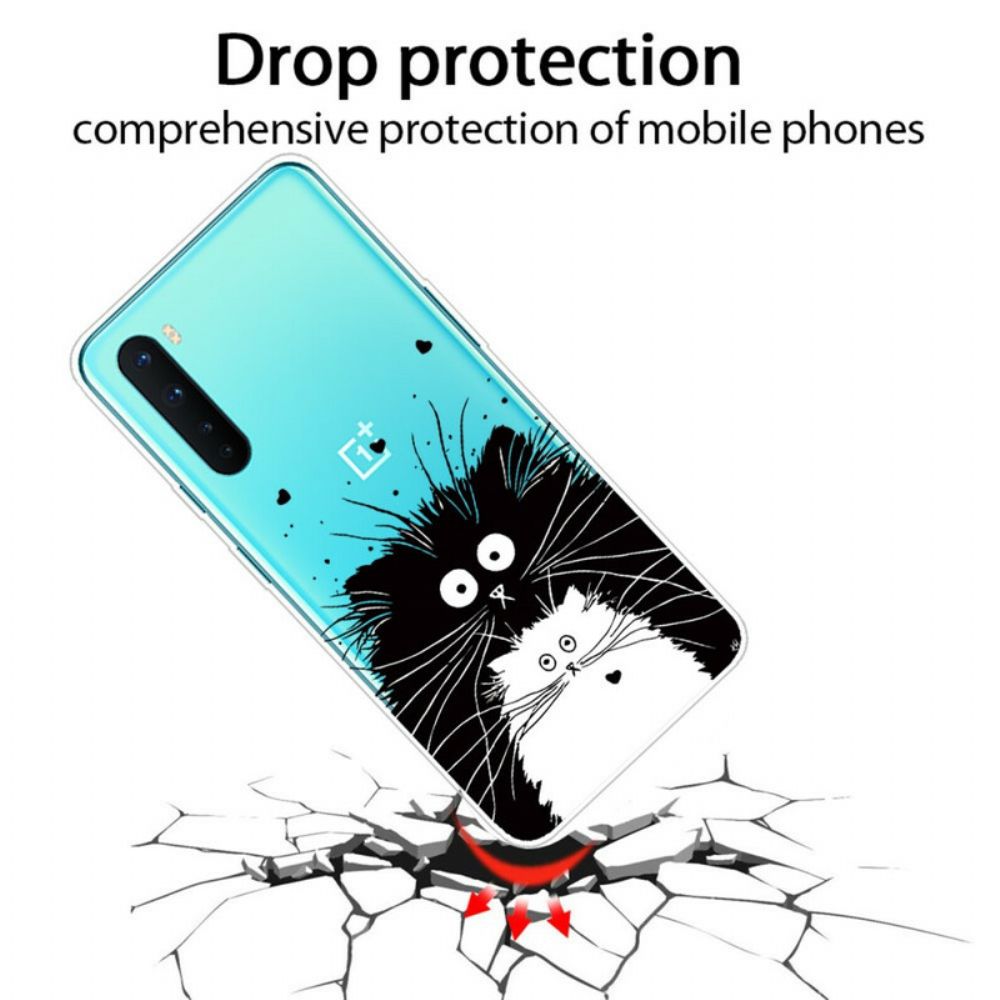 Telefoonhoesje voor OnePlus Nord Kijk Naar De Katten