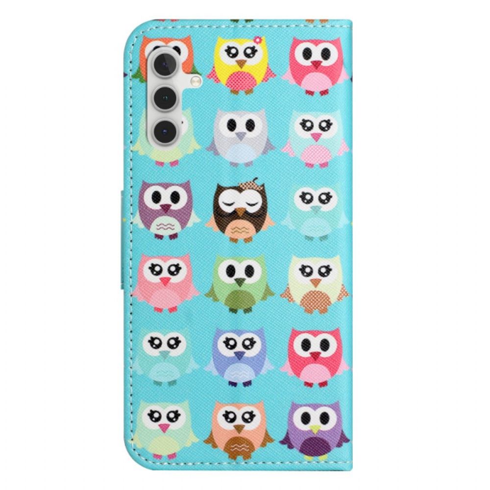 Leren Hoesje Samsung Galaxy S24 Plus 5g Uilenstam Bescherming Hoesje