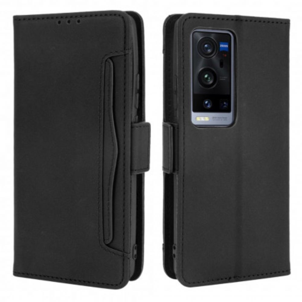Flip Case voor Vivo X60 Pro Plus Eerste Klas Multi-kaart