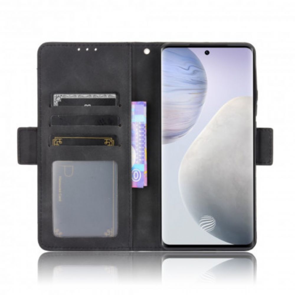 Flip Case voor Vivo X60 Pro Plus Eerste Klas Multi-kaart