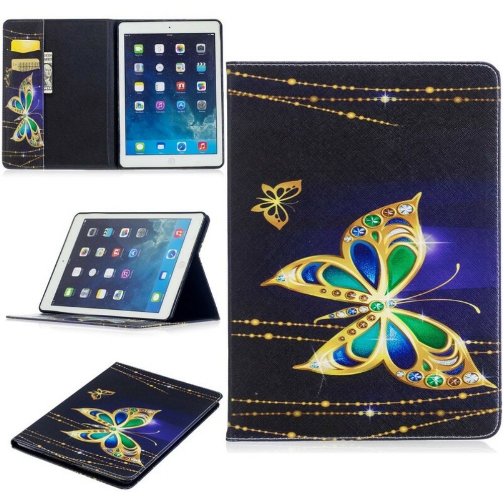 Leren Hoesje voor iPad Air Magische Vlinder