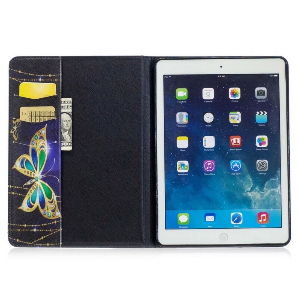 Leren Hoesje voor iPad Air Magische Vlinder