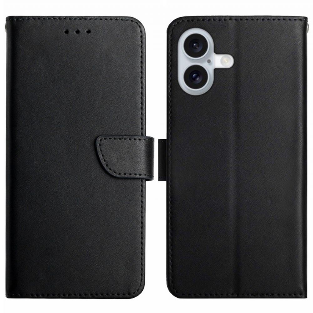 Bescherming Hoesje iPhone 17 Premium Leer