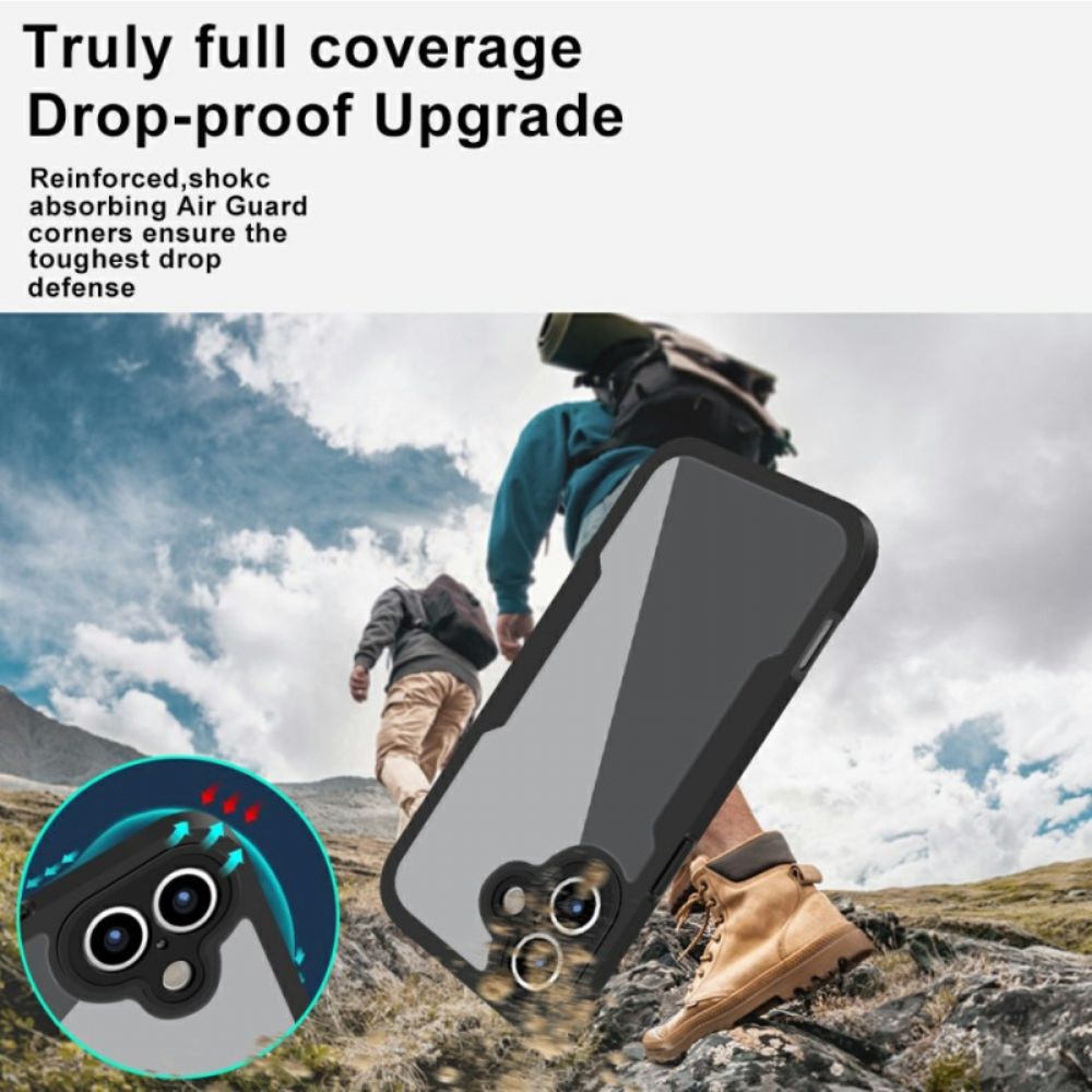 Case Hoesje iPhone 17 Telefoonhoesje 360 Graden Bescherming Transparant