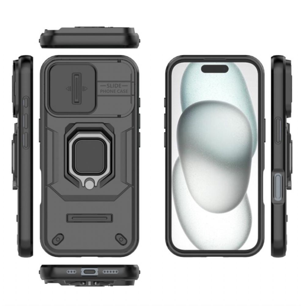 Case Hoesje iPhone 17 Telefoonhoesje Duurzame Ring Met Camera Beschermer