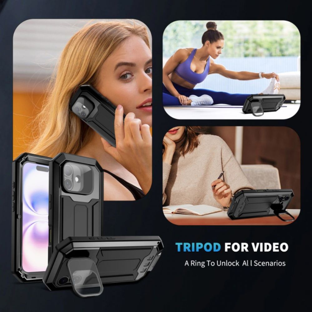 Case Hoesje iPhone 17 Telefoonhoesje R-just Ultraduurzaam