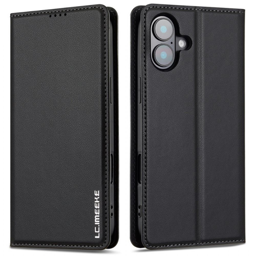 Folio-hoesje iPhone 17 Klassieke Lcimeeke Bescherming Hoesje