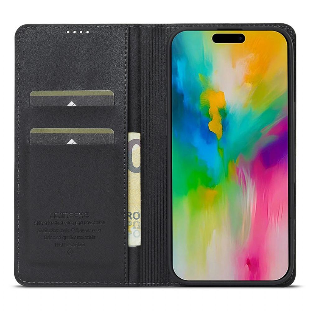 Folio-hoesje iPhone 17 Klassieke Lcimeeke Bescherming Hoesje