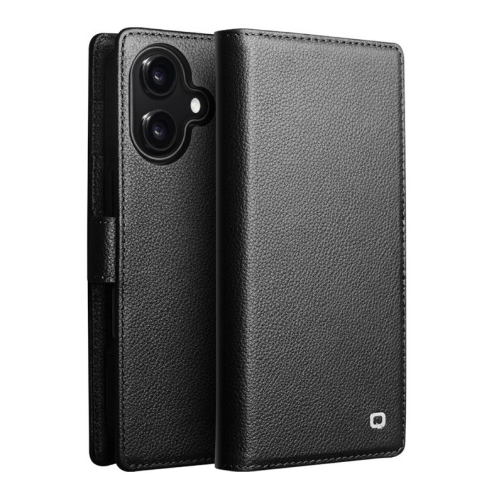 Folio-hoesje iPhone 17 Magsafe Afneembare Premium Leren Hoes