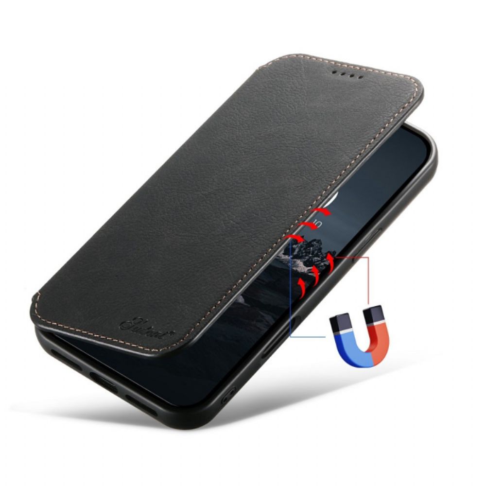 Folio-hoesje iPhone 17 Magsafe-compatibele Leren Stijl Bescherming Hoesje