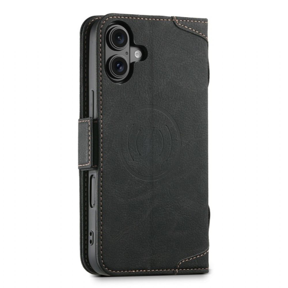 Folio-hoesje iPhone 17 Telefoonhoesje Magsafe-compatibel Premium Retro