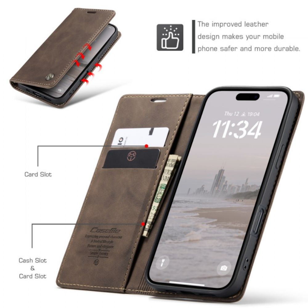 Folio-hoesje iPhone 17 Telefoonhoesje Rfid-bescherming Caseme