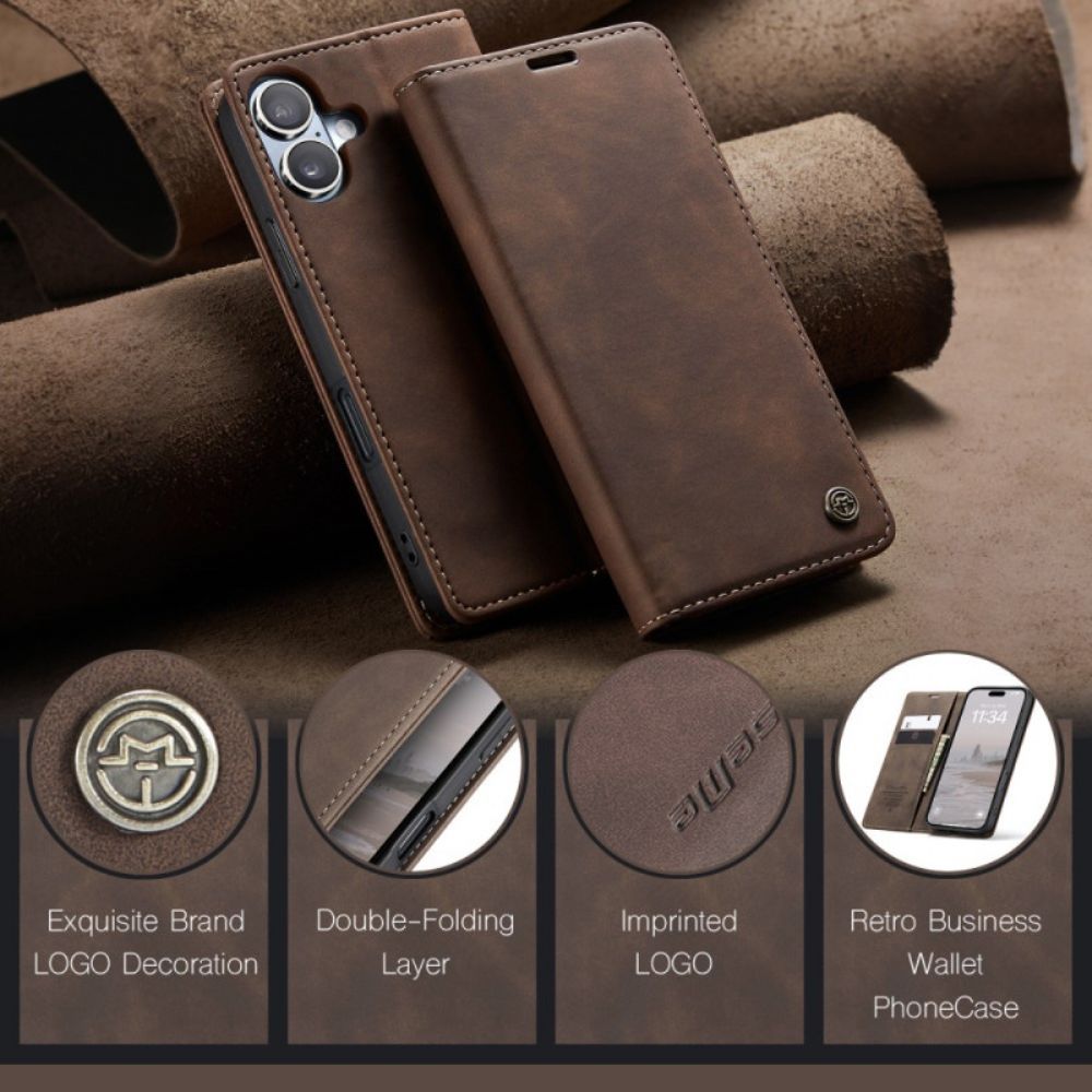 Folio-hoesje iPhone 17 Telefoonhoesje Rfid-bescherming Caseme