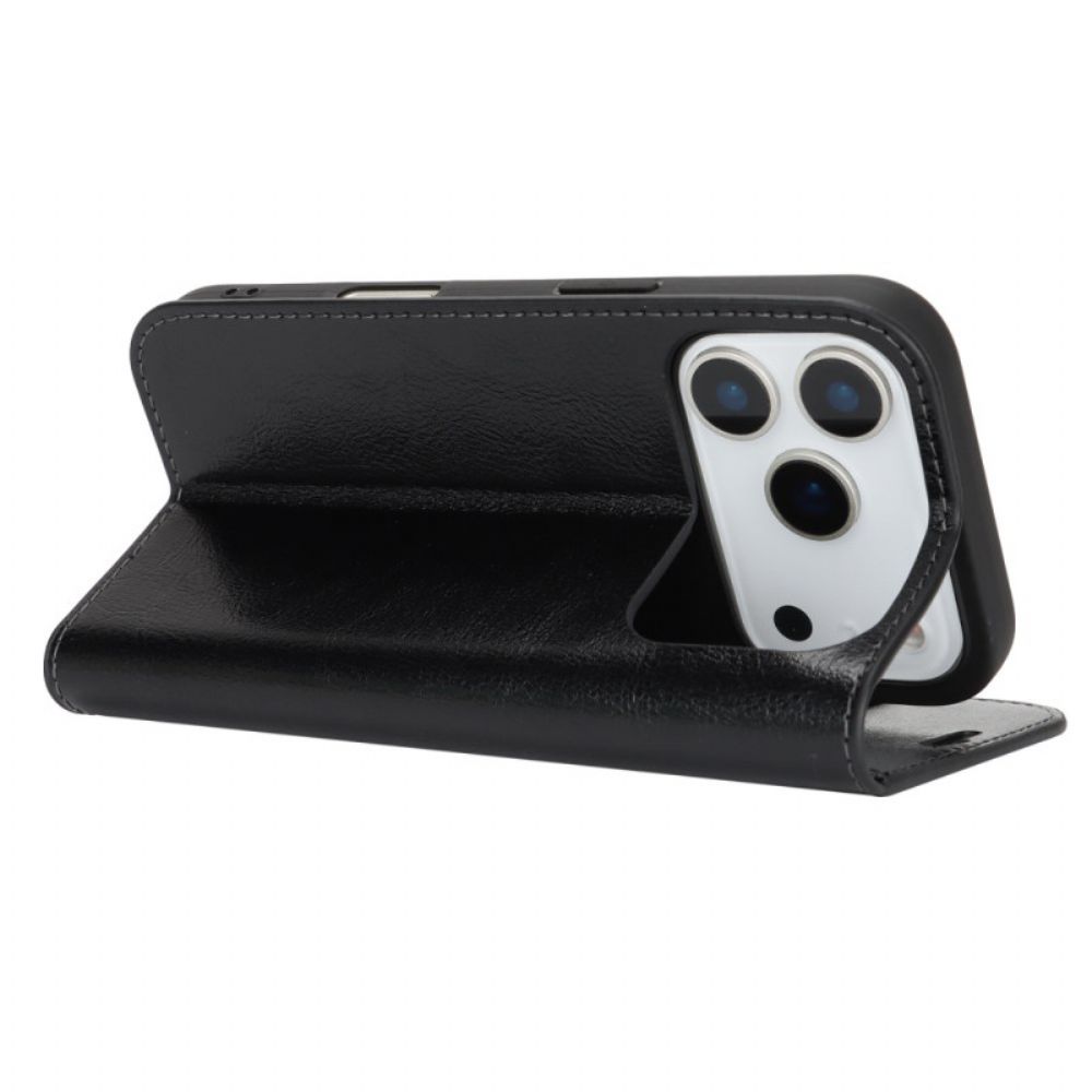 Folio-hoesje Voor iPhone 17 Pro Leer