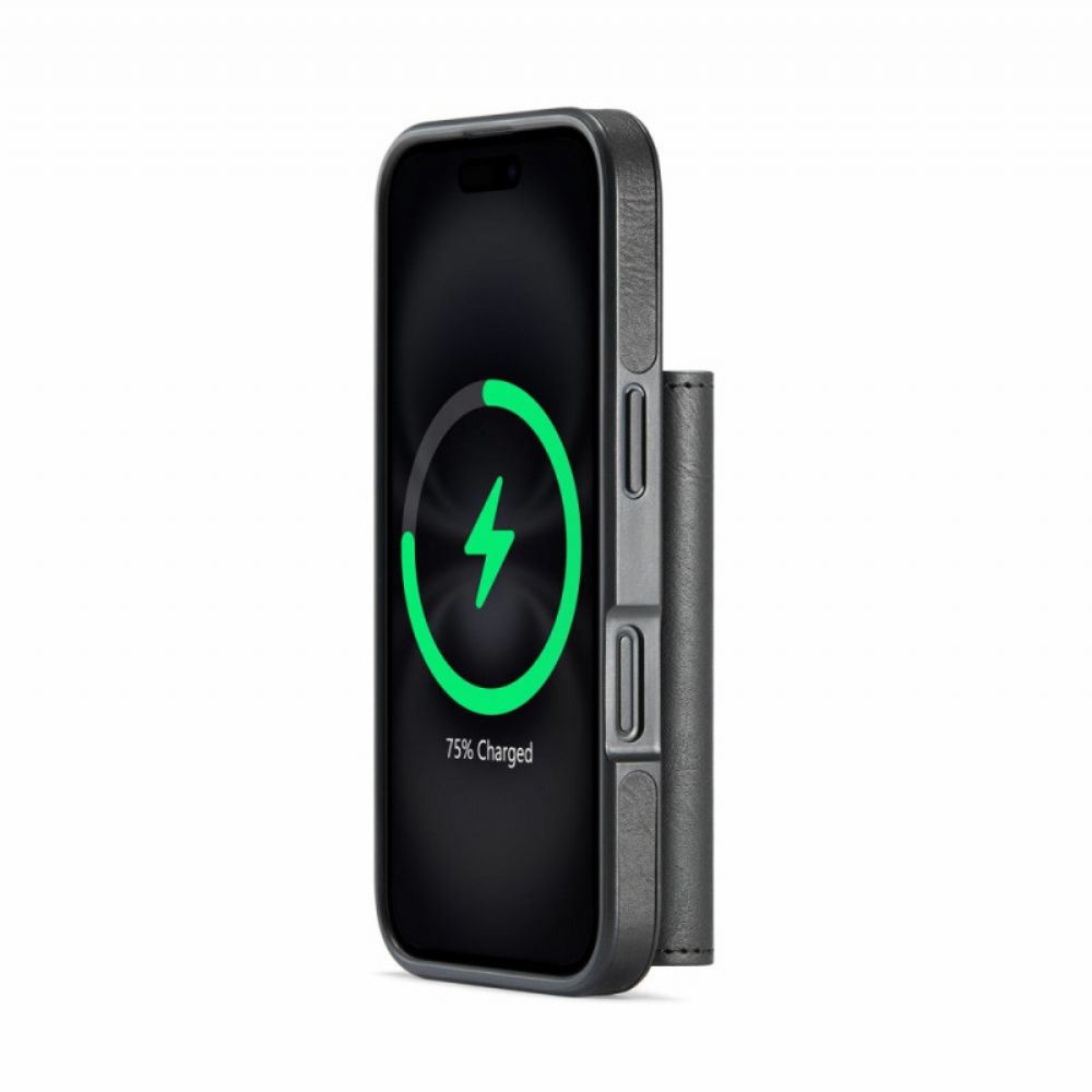 Hoesje iPhone 17 Compatibel Met Magsafe Afneembare Kaarthouder Magking Bescherming Hoesje