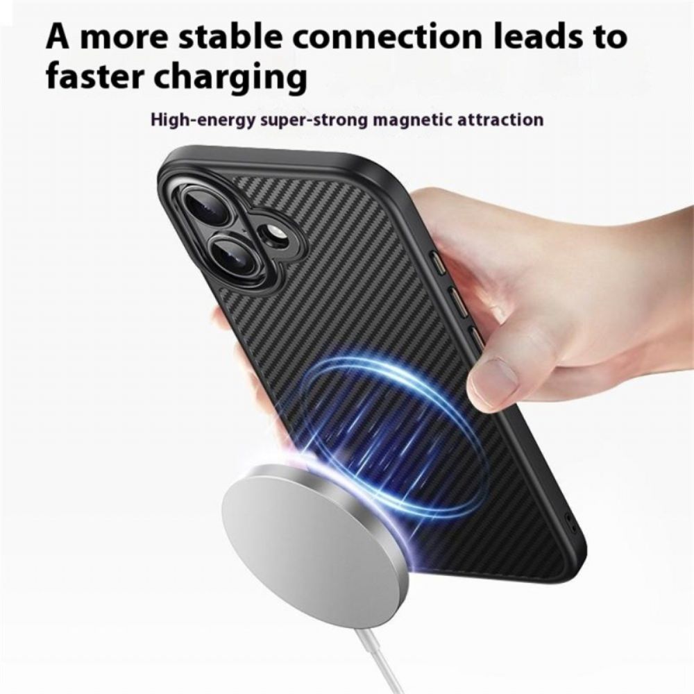 Hoesje iPhone 17 Klassiek Zwart Magsafe-compatibel