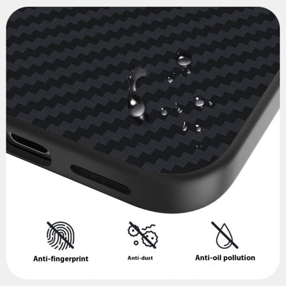 Hoesje iPhone 17 Magsafe Carbon Compatibel Abeel Bescherming Hoesje