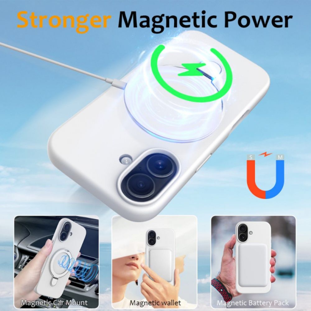 Hoesje iPhone 17 Magsafe Compatibel Met Classic Stand Color