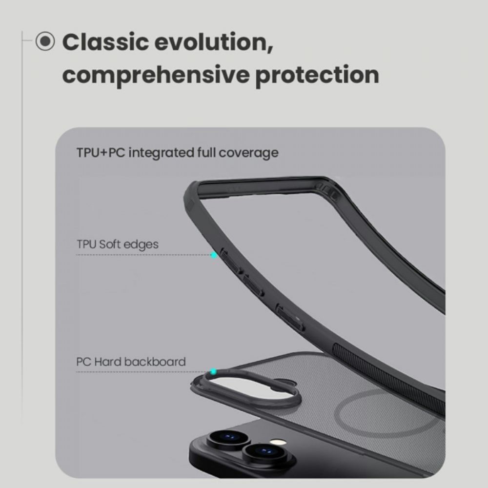 Hoesje iPhone 17 Magsafe Compatibel Met Frosted Shield Pro Nillkin