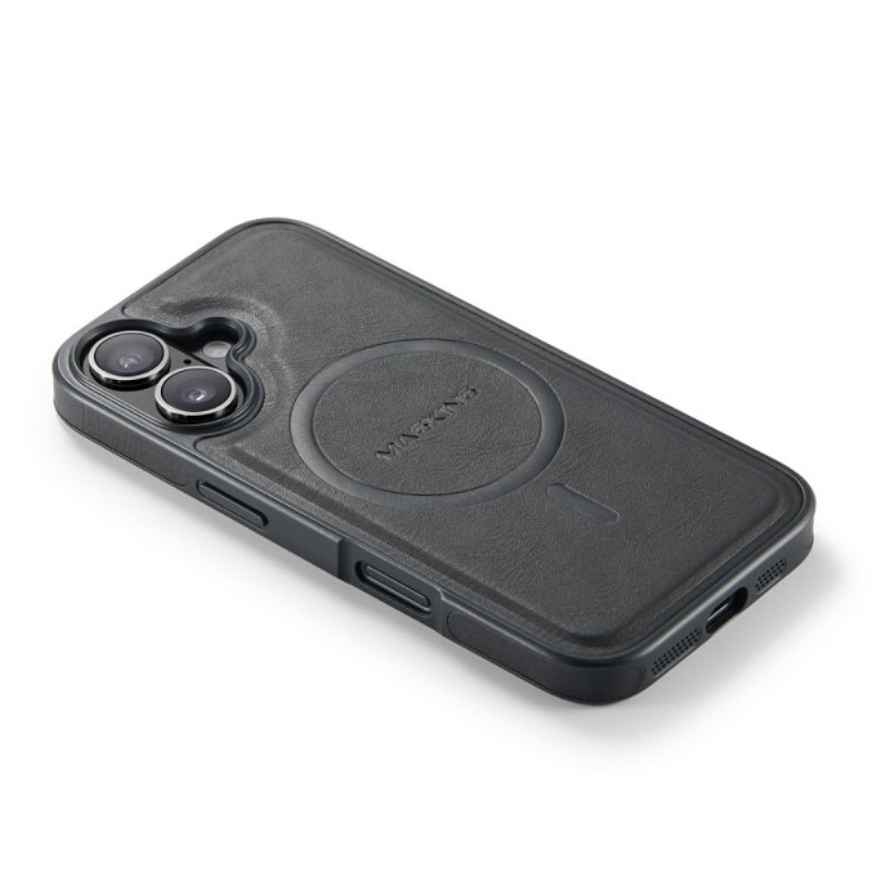 Hoesje iPhone 17 Magsafe Compatibel Met Premium Leerlook