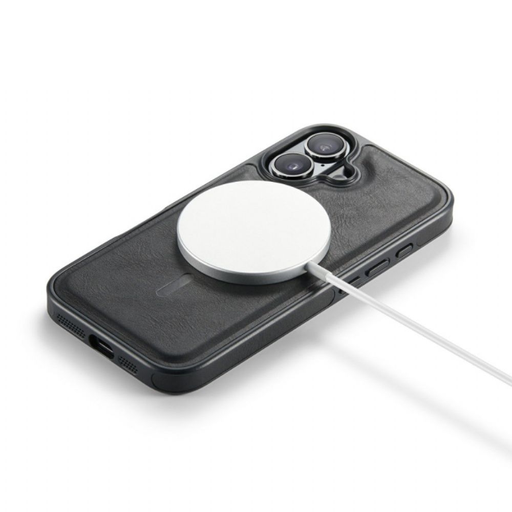 Hoesje iPhone 17 Magsafe Compatibel Met Premium Leerlook