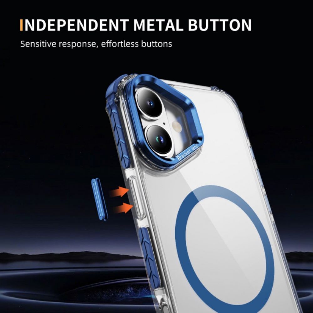 Hoesje iPhone 17 Magsafe-compatibele Steun En Lensbescherming