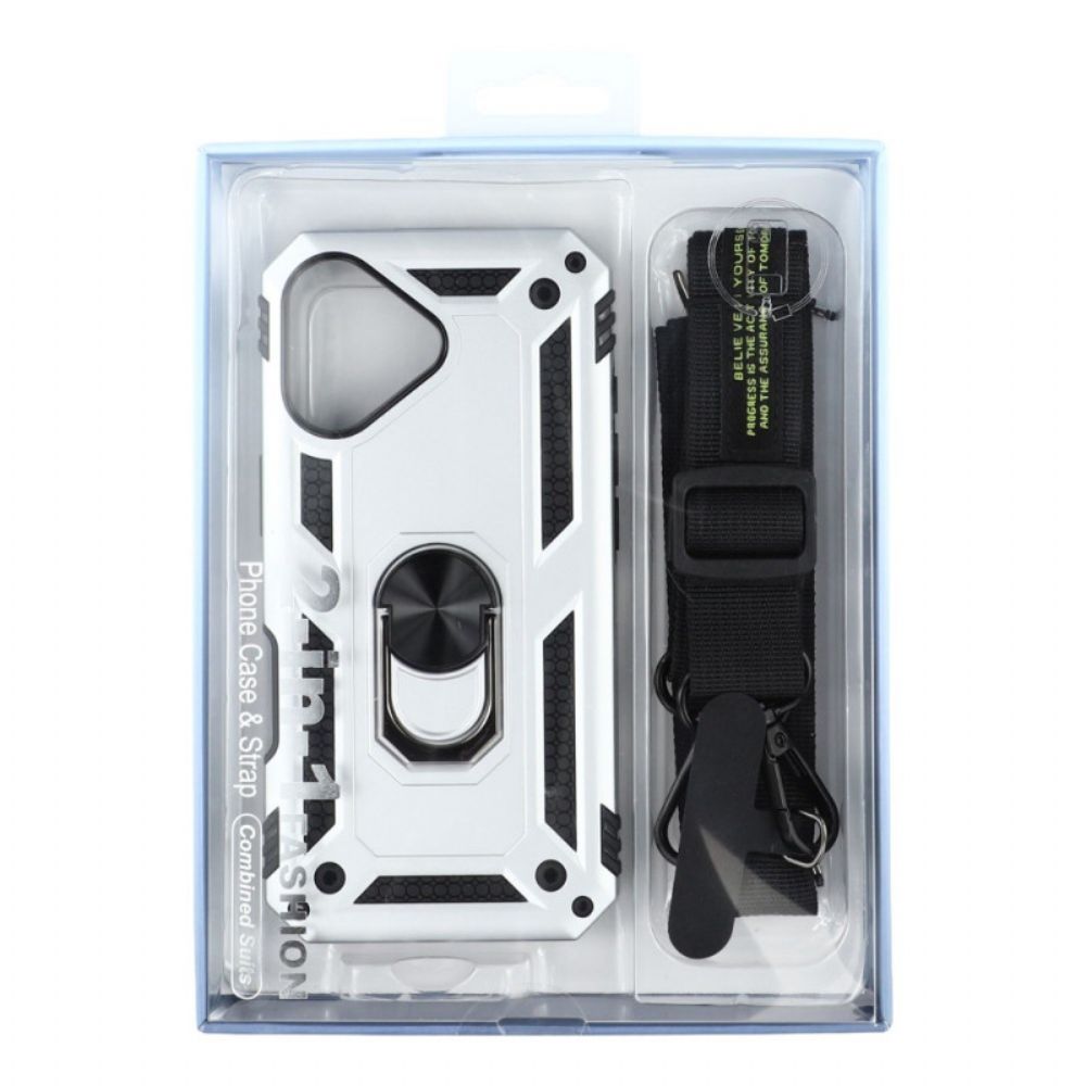 Hoesje Voor iPhone 17 Bescherming Van Militaire Kwaliteit Met Schouderriem