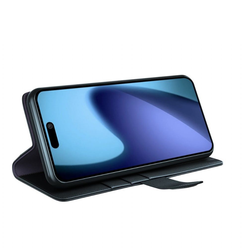 Leren Hoesje Voor iPhone 17 Portemonnee Van Echt Leer