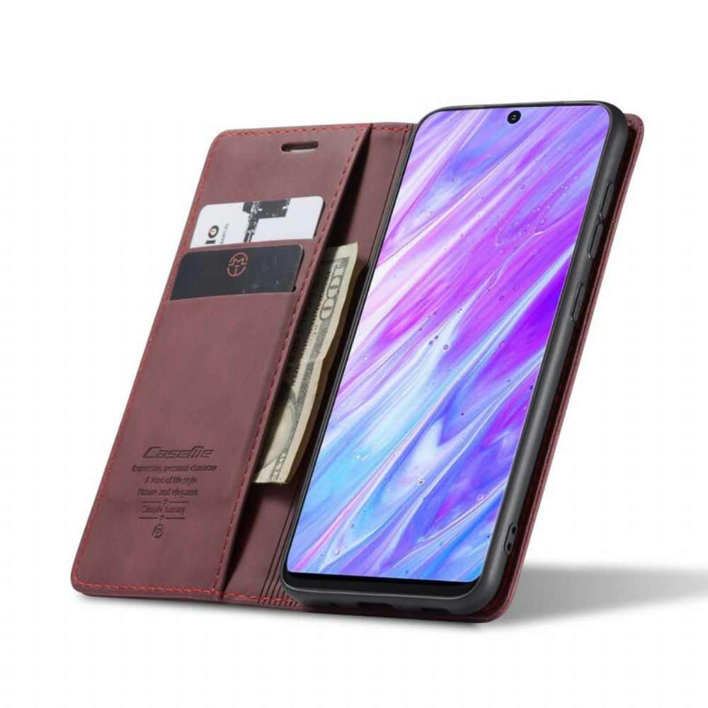 Bescherming Hoesje voor Samsung Galaxy S20 Folio-hoesje Caseme Kunstleer
