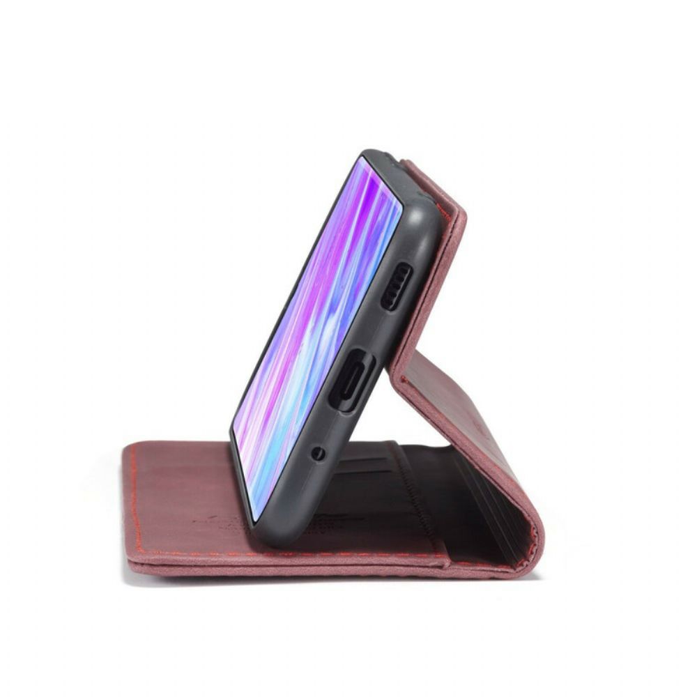 Bescherming Hoesje voor Samsung Galaxy S20 Folio-hoesje Caseme Kunstleer