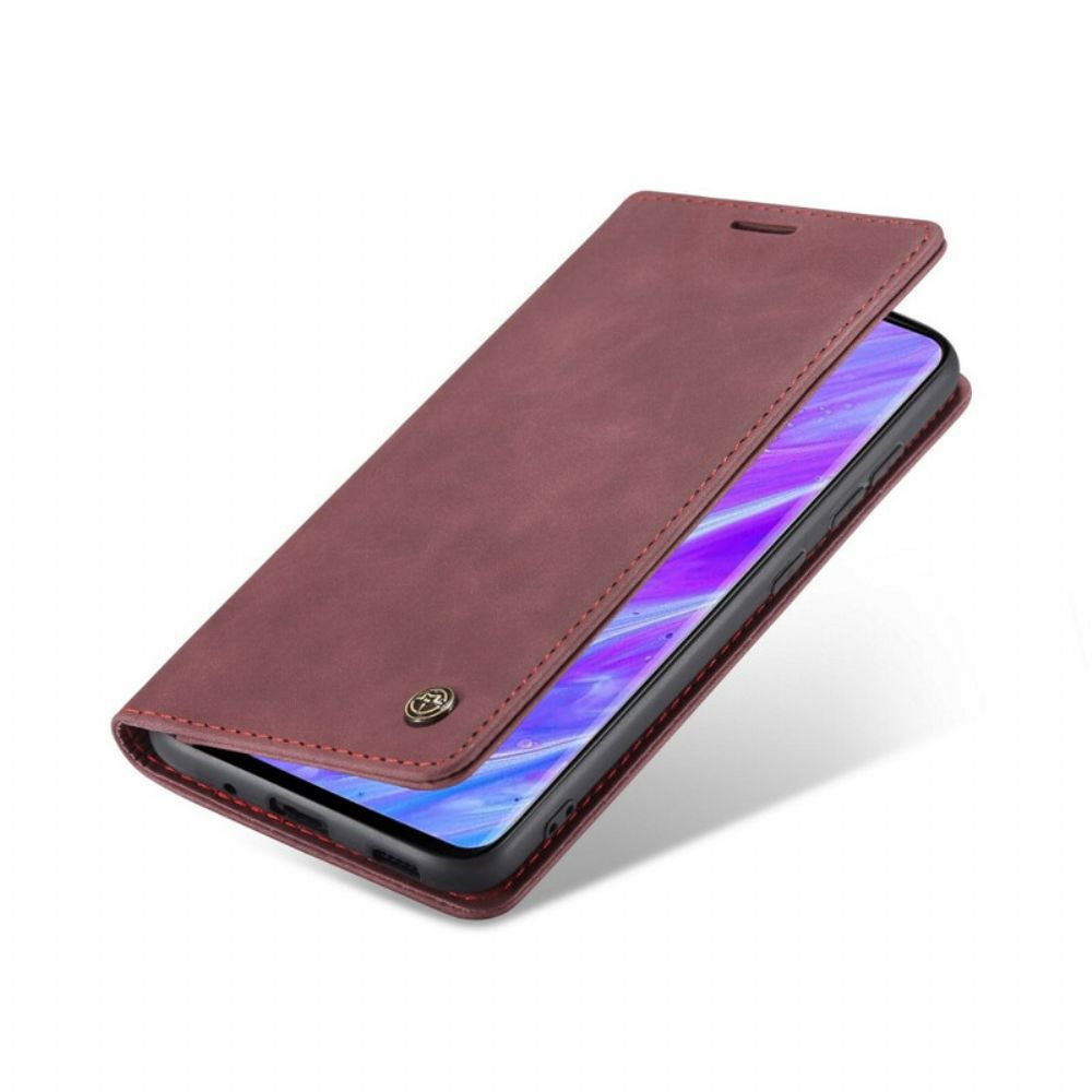 Bescherming Hoesje voor Samsung Galaxy S20 Folio-hoesje Caseme Kunstleer