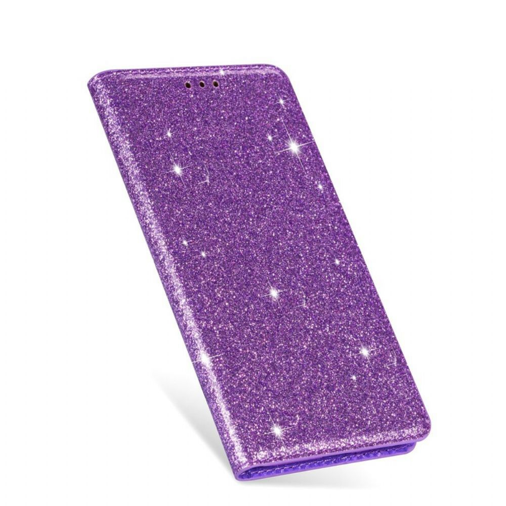Bescherming Hoesje voor Samsung Galaxy S20 Folio-hoesje Paillettenstijl