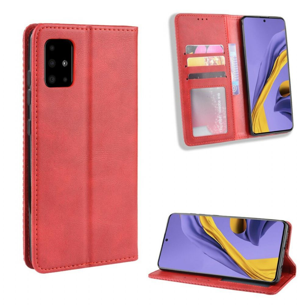 Bescherming Hoesje voor Samsung Galaxy S20 Folio-hoesje Vintage Gestileerd Leereffect