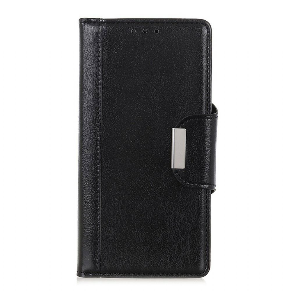 Folio-hoesje voor Samsung Galaxy S20 Faux Lederen Metalen Sluiting